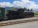 Die Mh3, wartet hier im Lokalbahnhof Zell am See auf ihre Abfahrt Richtung Mittersill.
