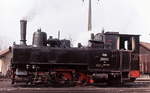 298.51 der Steyrtalbahn Anfang April 1975 in der Zugförderungsstelle Garsten