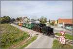 Der Flascherlzug dampft aus dem Bahnhof Stainz hinaus ,... 
19.09.2020