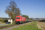 Am 16. Oktober 2017 ist 2016 094 mit dem nachmittäglichen Güterzug von Gleisdorf nach Graz Verschiebebahnhof unterwegs und konnte bei Flöcking fotografiert werden. 