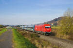 Am Allerseelentag, dem 2. November 2022 war die ÖBB 2016 088 von Graz Hbf bis Szentgotthárd mit der Führung des IC 311  Drava  (Ljubljana nach Budapest Keleti pu.) betraut und konnte dabei bei Gniebing fotografiert werden. 