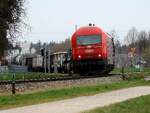 2016 069-4 war aufgrund einer Sperre im Bhf. Ried eine von zwei Loks f�r die G�terzugleistung nach Sch�rding eingeteilt;260330
