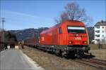 Diesellok 2016 082 mit Leerzug 64589 von Pls nach Zeltweg.
Zeltweg 17.03.2010