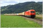 Mit dem Hackschnitzelleerzug 64591 von Pls nach Zeltweg, war am 19.08.2010 die Dieselok 2016 087 unterwegs. 
Sillweg 