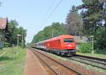 2016 027 mit REX 2515 „Roland“ Bratislava hl. st./Preburg Hbf. – Marchegg – Wien Sdbf. (Ost) durchfhrt Haltepunkt Bratislava-elezn studienka/Preburg-Eisenbrunnen; 27.07.2012