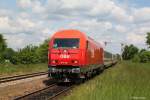 2016 068 mit EC 2948 am 06.06.2013 in Schwindegg.