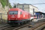 BB 2016 023 mit dem REX 2521 nach Wien Hbf. bei der Ausfahrt aus Bratislava Hl.St. aufgenommen am 13.10.2014