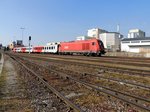 2016 069-4 mit Zugleistung R5973, Bhf. Ried; 160318