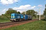 740 884  Gerta  LTE Slovakia und 2016, am 24.04.2011 zwischen Breclav und Hrusky unterwegs.