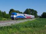 Die 2016 920 Adria Transport ersetzt seit gestern die verunfallte 2016 906. Heute den 28.06. 2011 habe ich sie vor dem R 8531 von Graz via Lieboch  nach Wies in Preding aufgenommen. 