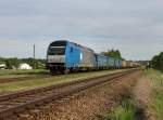 Die 2016 904 mit einem G�terzug am 11.05.2012 in T��ling.