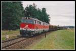 2043 006 + 2043 057 mit Güterzug bei St.Michael ob Bleiburg am 8.08.2002.