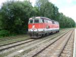 br 2043 21-1 im Bahnhof Ried zum Verschub eingeteilt.