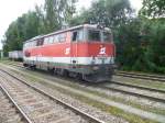 br 2043 21 1 beim außerplanmäßigen Verschub in Ried im Innkreis.
aufgenommen mitte August 2010.