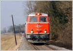 Fotozug SGAG 95662 am 26.2.2011 kurz nach der Ortschaft Riedlingsdorf aufgenommen.