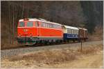 Diesellok 2043.24 fhrt mit einem Gmp als Sdz 95660 auf der Stecke von Friedberg nach Oberwart.