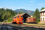 St. Aegyd am Neuwalde. Seit Fahrplanwechsel 2009/2010 ist der Personenverkehr auf der Traisentalbahn nach St. Aegyd am Neuwalde eingestellt.
Der Verein OECD (�sterreichischer Club f�r Diesellokgeschichte) k�mmert sich um den Erhalt und Weiterbetrieb der Strecke.
Am 16.08.2026 fanden Sonderfahrten mit 2067.12 und 2045.01 statt. Am Morgen sind die zwei Maschinen beim Verschub in St. Aegyd zu sehen.