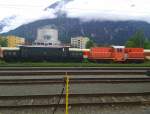 1020.23 und 2045 015-1 der Lienzer Eisenbahnfreunde am 21.5.2015 in Lienz.