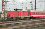 ÖBB  2048 023-2  (ex DB  V 100 1109)  rangiert am 14.02.2000 in St. Pölten Hbf .