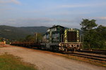 Mittlerweile selten zu sehen sind die beiden Lokomotiven der Reihe V100 im Streckendienst auf der Graz Köflacher Eisenbahn.