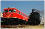 2050.09 und DT 1.07 am 3.5.2009 beim zweiten Oldtimertreffen auf Schiene und Strae in Ernstbrunn.