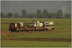 2050 04 fhrt mit dem historischen Militrzug SGAG 90153 von Ernstbrunn nach Korneuburg.