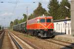 BB 2050.09 mit SLP von Mistelbach LB nach St. Plten am 26.April 2014 im Bf. St.Andr-Wrdern.