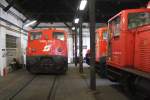 NLB 2060 091-2 am 14. September 2013 in der Zfst. Mistelbach. Rechts die beiden BIF Lokomotiven 2062 053-1 und 2060.14.

