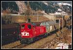 Eine Belastungsprobefahrt der HW-Knittelfeld brachte die 2067 041 am 27.02.2001 auf den Neumarkter Sattel.