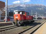 1068 010-4 sonnt sich in Innsbruck Hbf und wartet auf die nchsten Rangieraufgaben.