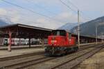 Am Weg von Salzburg Gnigl nach Knittelfeld wartet am 2.3.2026 die 2068 059 auf die Abfahrt.
Mit solch einem Lokzug fällt der Richtungswechsel in Bischofshofen und Selzthal relativ leicht.