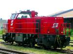 2070 036-5 whrend einer Verschubpause am Bhf. Simbach/Inn 070615