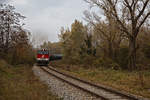 Noch ein Foto vom Ölpendler Stadlau. Hier ist die 2143.30 mit ihrem gerade zum Ölhaben unterwegs. (09.11.2018)