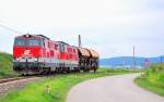 62132 bespannt mit 2143 Tandem in der Nhe von Statzendorf auf dem Weg nach St.Plten.