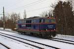 RBAHN 2143 062-5 am 16.Dezember 2018 beim Verschub im Bahnhof Etsdorf-Straß.