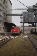 Der Alberner Hafen hat im regulren Betrieb wohl einen derartigen Zug gesehen.