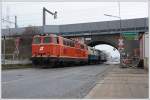 2143.21 der Wiener Lokalbahnen AG, am Karsamstag des Jahres 2013 f�r eine Fotofahrt mit �BB Pflatsch versehen, aufgenommen in der Haidestra�e in Wien Simmering.