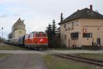 NLB 2143 070-7 am 05.April 2015 mit dem SLP 93955 in Dobermannsdorf.