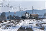 Bei Dietmannsdorf im Sulmtal ist GKB DH 1700.2 unterwegs nach Deutschlandsberg um weitere Fracht aufzunehmen .