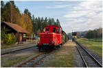 WSV 2091.09 und 2019.02 mit GmP im Bahnhof Altnagelberg, 10.10.2020