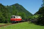 Auch das gab es 2008 (noch): 2095.05 mit Gterzug 72291 von Waidhofen a.