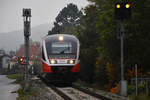 ÖBB 5022.058 am 13.10.2019 in Markt Piesting (NÖ) knapp westlich der Haltestelle Piesting-Harzwerk