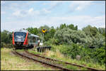 Maxl ....

rollt in den Bahnhof Spielfeld Strass aus Bad Radkersburg kommend mit seinem 5022. 
25.06.2020 