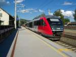 5022 027-4 fhrt am 11.08.08 als R 4247 nach Villach Hbf aus dem Krumpendorfer Bf aus.