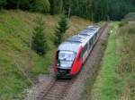 5022 060-5 als R4548, brigens der einzige Zug Werktags(ausser Sa.) in dieser Richtung auf der Lavanttalbahn, kurz vor Obdach;080924