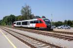 5022 057 als R7723 von Wiener Neustadt Hbf nach Sopron. Neudrfl, 21.08.2009