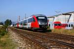 5022 049 und 5022 036 als R7713 nach Neckenmarkt-Horitschon. Wr.Neustadt, 26.09.2009