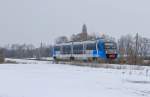 5022.045 als R6413 Wr.Neustadt-Puchberg/Schneeberg. 
Winzendorf 26.01.2013