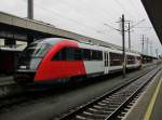 3.5.2014 17:27 ÖBB 5022 014-4 als REX nach Simbach am Inn im Startbahnhof Linz Hbf.