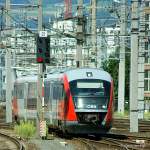 Tech|nik zwischen Tech|nik - ÖBB 5022-014-4,  Einfahrt am Linzer Hauptbahnhof (2.8.2014)